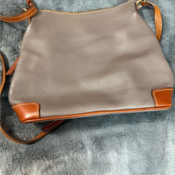 Dooney & Bourke Gray and Brown Crossbody Bag - Picture 4 of 9